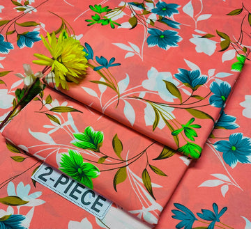2pc Micro Polo Cotton Unsititched suit -45