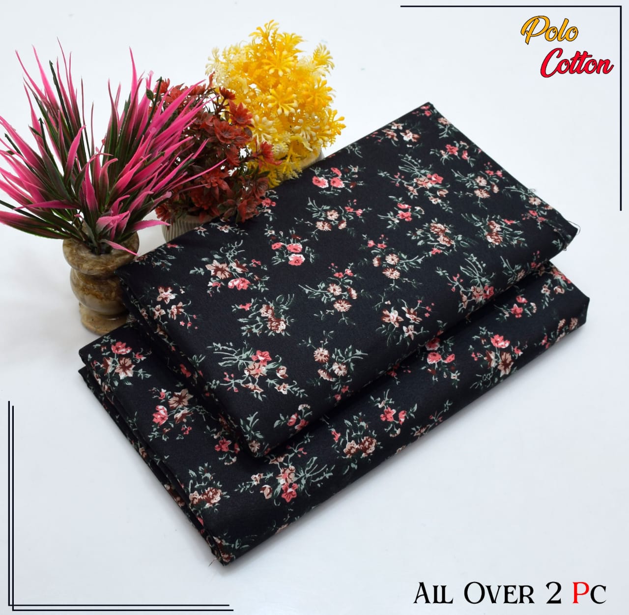 2pc Micro Polo Cotton Unsititched suit -82
