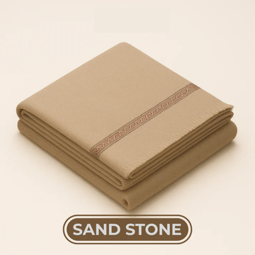 Mens Winter Wool shawl-mustard