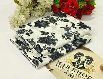 2pc Micro Polo Cotton Unsititched suit -109