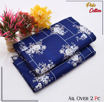 2pc Micro Polo Cotton Unsititched suit -102