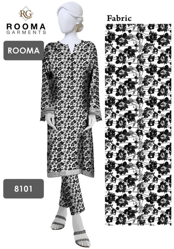 2pc Polo Cotton Unsititched suit -256