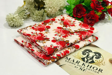 2pc Polo Cotton Unsititched suit -267
