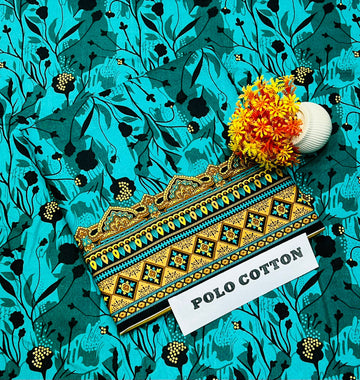 2pc Polo Cotton Unsititched suit -256