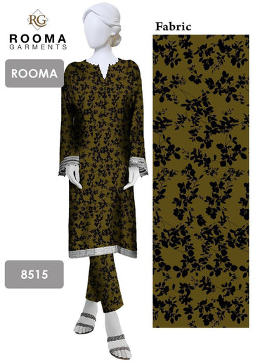 2pc Polo Cotton Unsititched suit -362