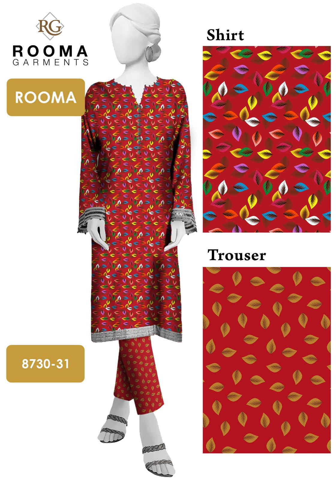2pc Polo Cotton Unsititched suit -365