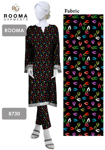2pc Polo Cotton Unsititched suit -361