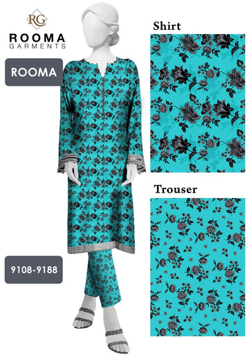 2pc Polo Cotton Unsititched suit -350