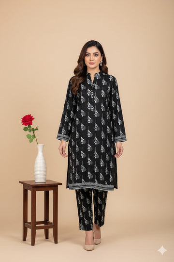 2pc Polo Cotton Unsititched suit -397