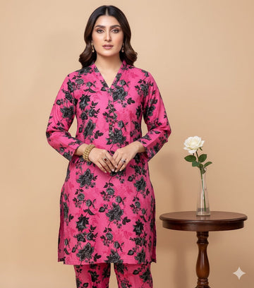 2pc Polo Cotton Unsititched suit -382