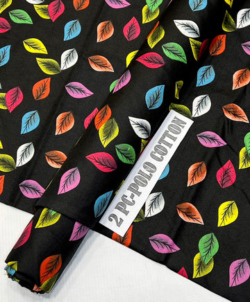 2pc Polo Cotton Unsititched suit -491