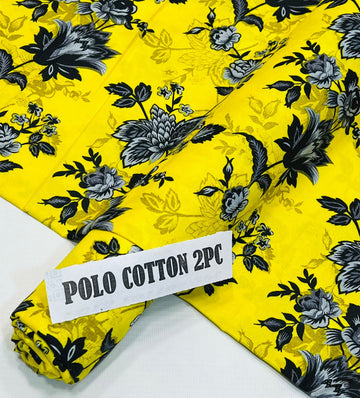 2pc Polo Cotton Unsititched suit -519