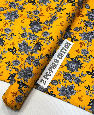 2pc Polo Cotton Unsititched suit -532