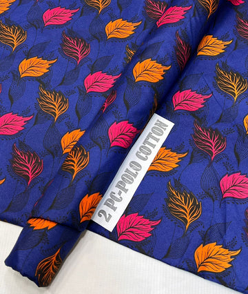 2pc Polo Cotton Unsititched suit -538