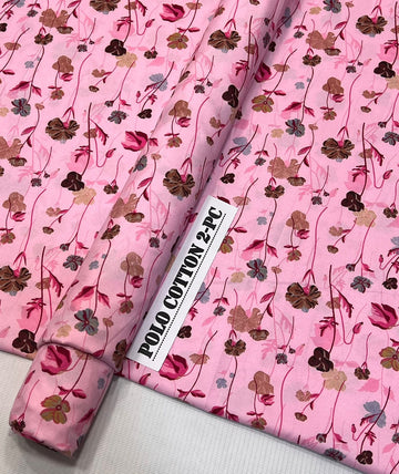 2pc Polo Cotton Unsititched suit -547