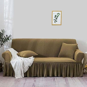 Turkish Style Sofa Cover - Brown